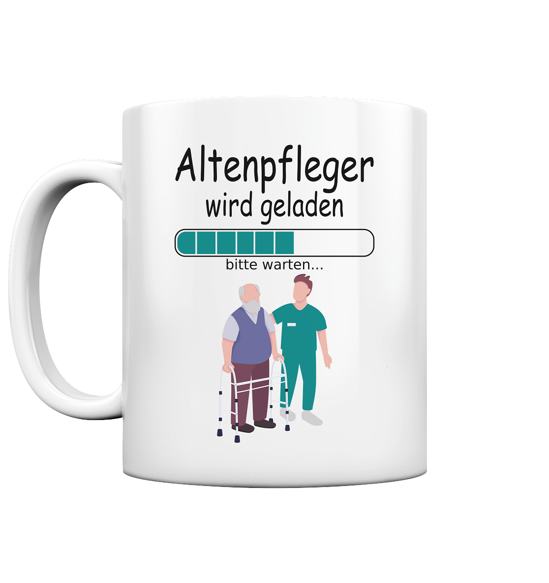 Angehender Altenpfleger  Ausbildungsbeginn Tasse