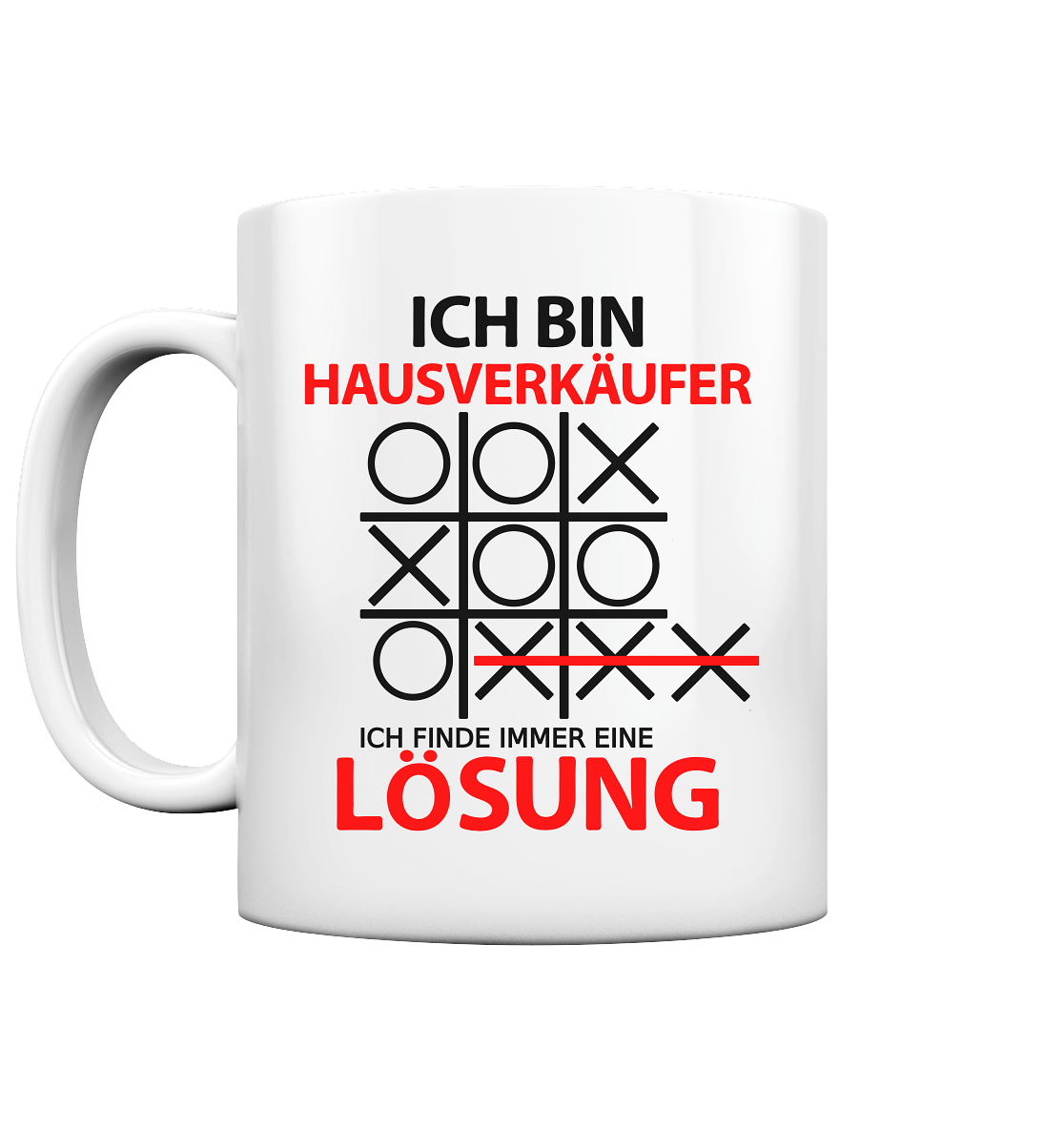 Geschenk für Hausverkäufer Hauskauf Verkäufer - Witzige Sprüche Tasse 