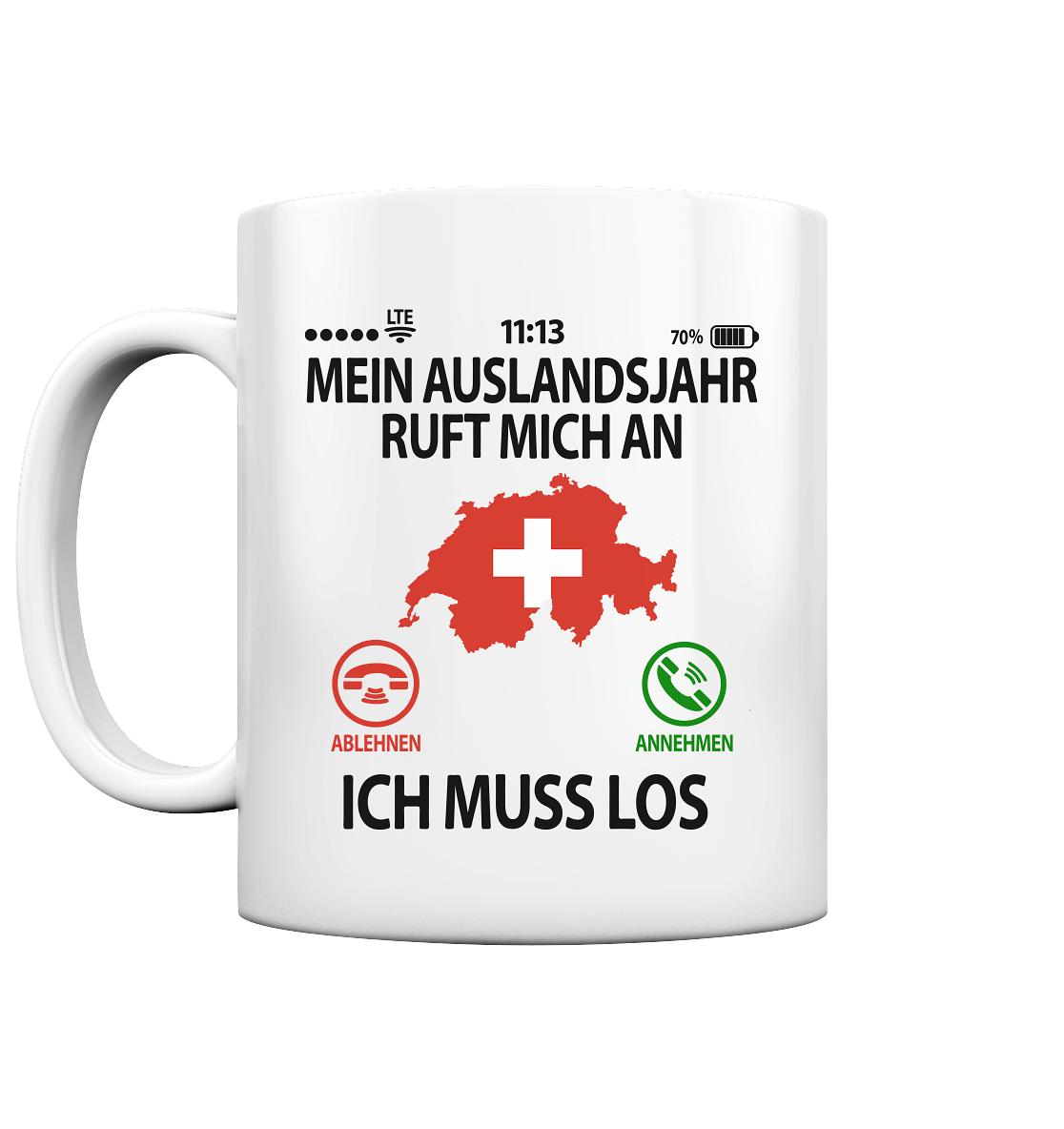 Schweiz Auslandjahr Abschiedsgeschenk - Tasse 2