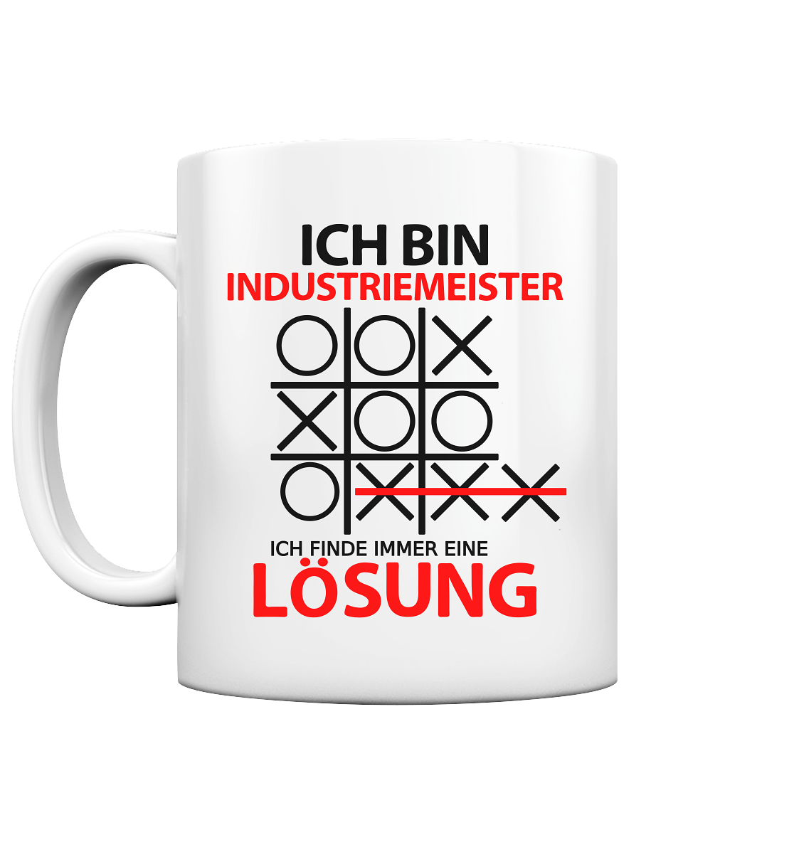 Industriemeister Metall | Geschenk Ich bin 2 tasse