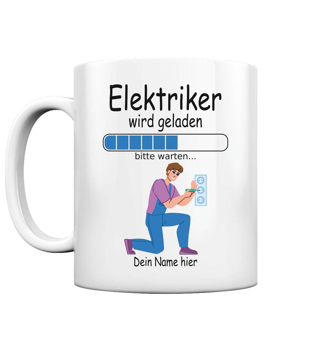 Elektriker in Ausbildung  |  Geschenk zum Ausbildungsbeginn Tasse 2