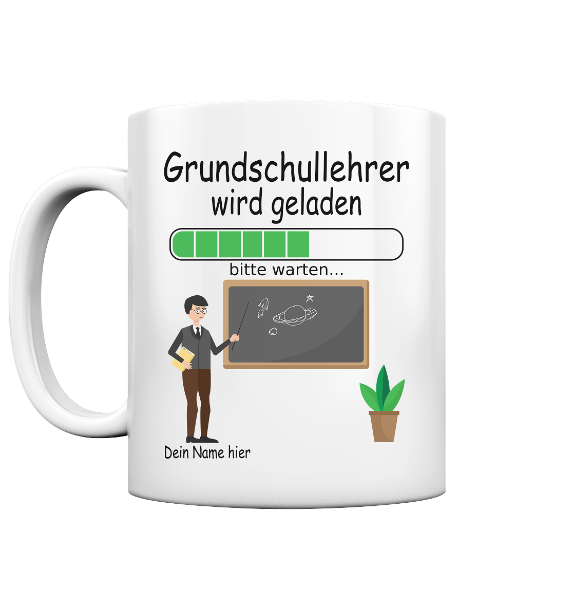 Geschenk für Angehende Grundschullehrer  Tasse personalisiert
