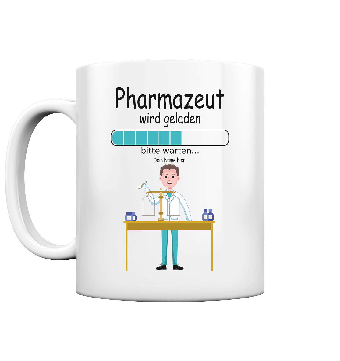 Geschenk für Pharmazeut Ausbildung | Tasse mit Azubinamen 2