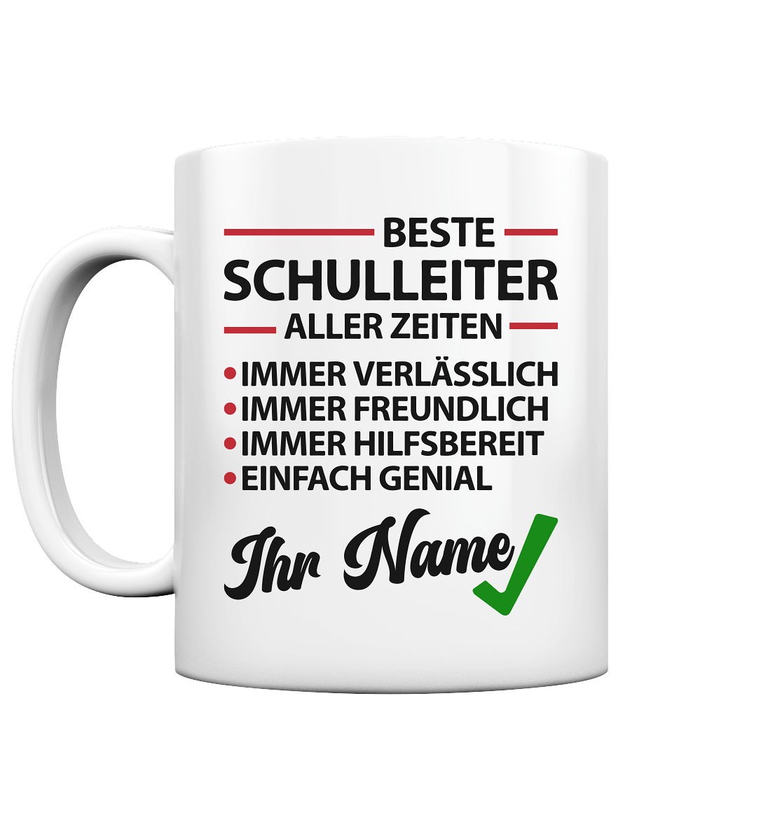 Verabschiedung Schulleiter Geschenk - Personalisierte Tasse - 21,99€