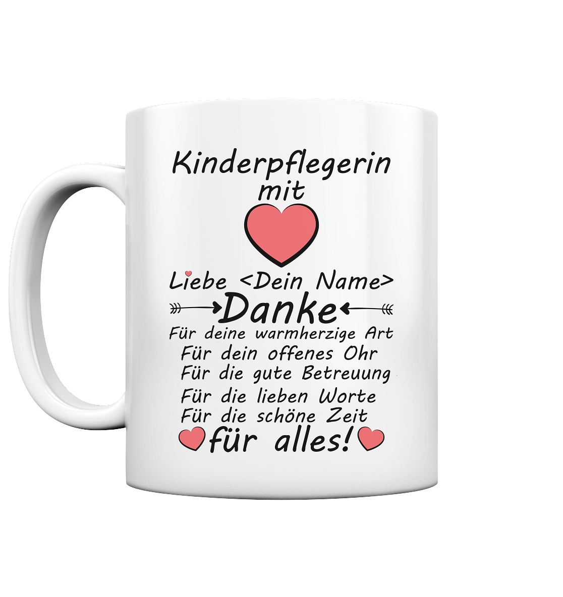 Abschiedsgeschenk Kinderpflegerin Danke für Alles Geschenk