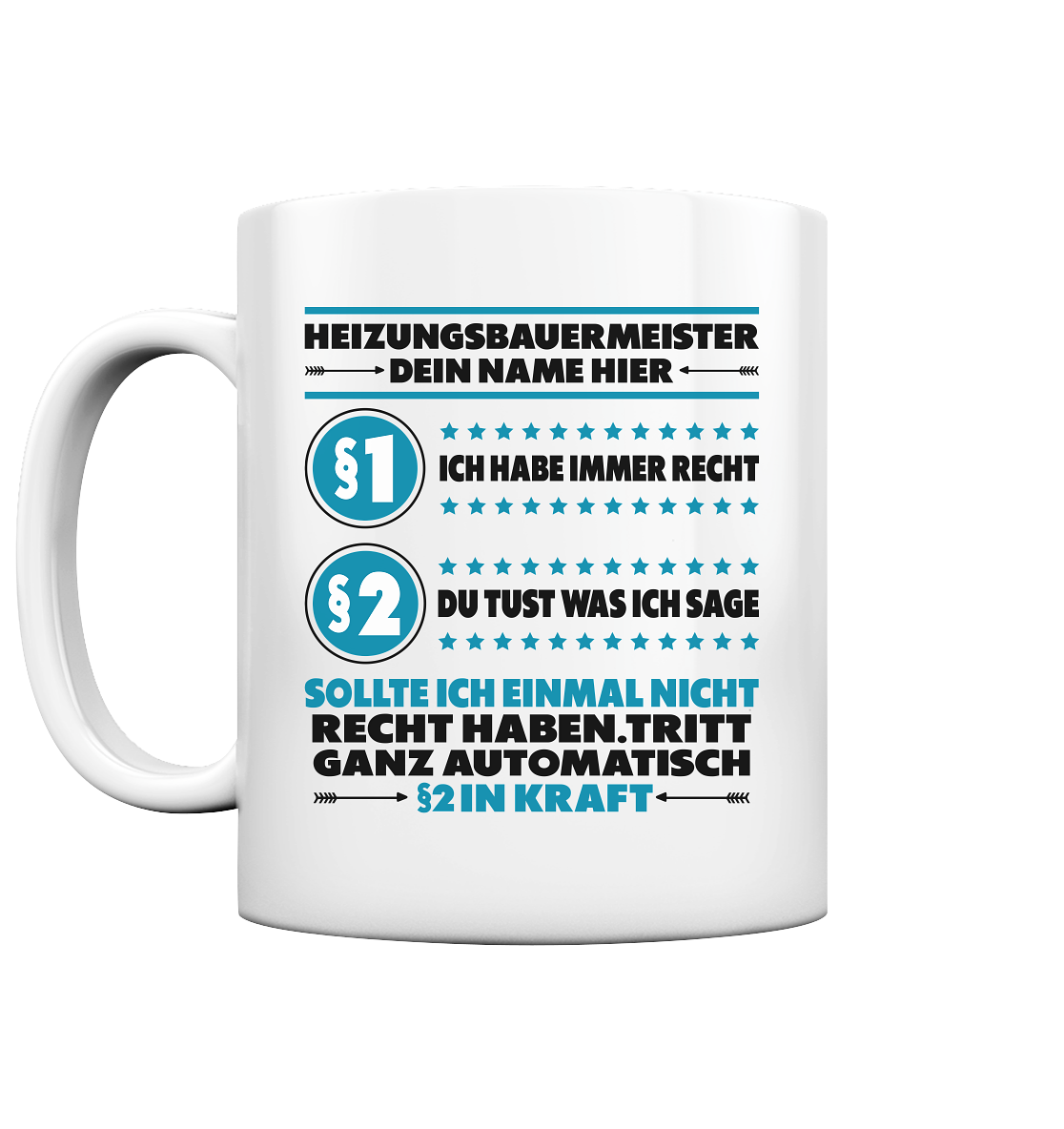 Heizungsbauermeister | Geschenk | Tasse  2