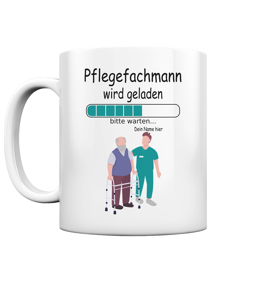 Pflegefachmann  Ausbildung Geschenk Personalisiert
