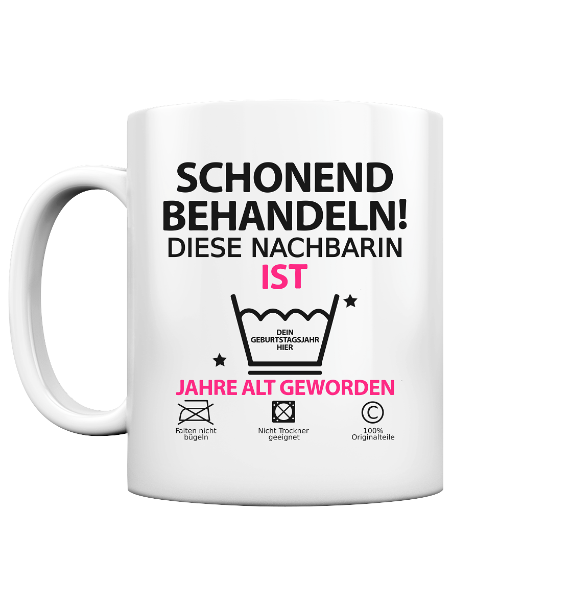 40 60 Geburtstag Nachbarin Tasse Geburtstagsgeschenk Geschenk