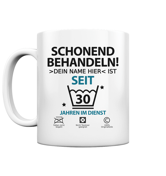 30 Jähriges Dienstjubiläum  | Tasse  | Personalisiert