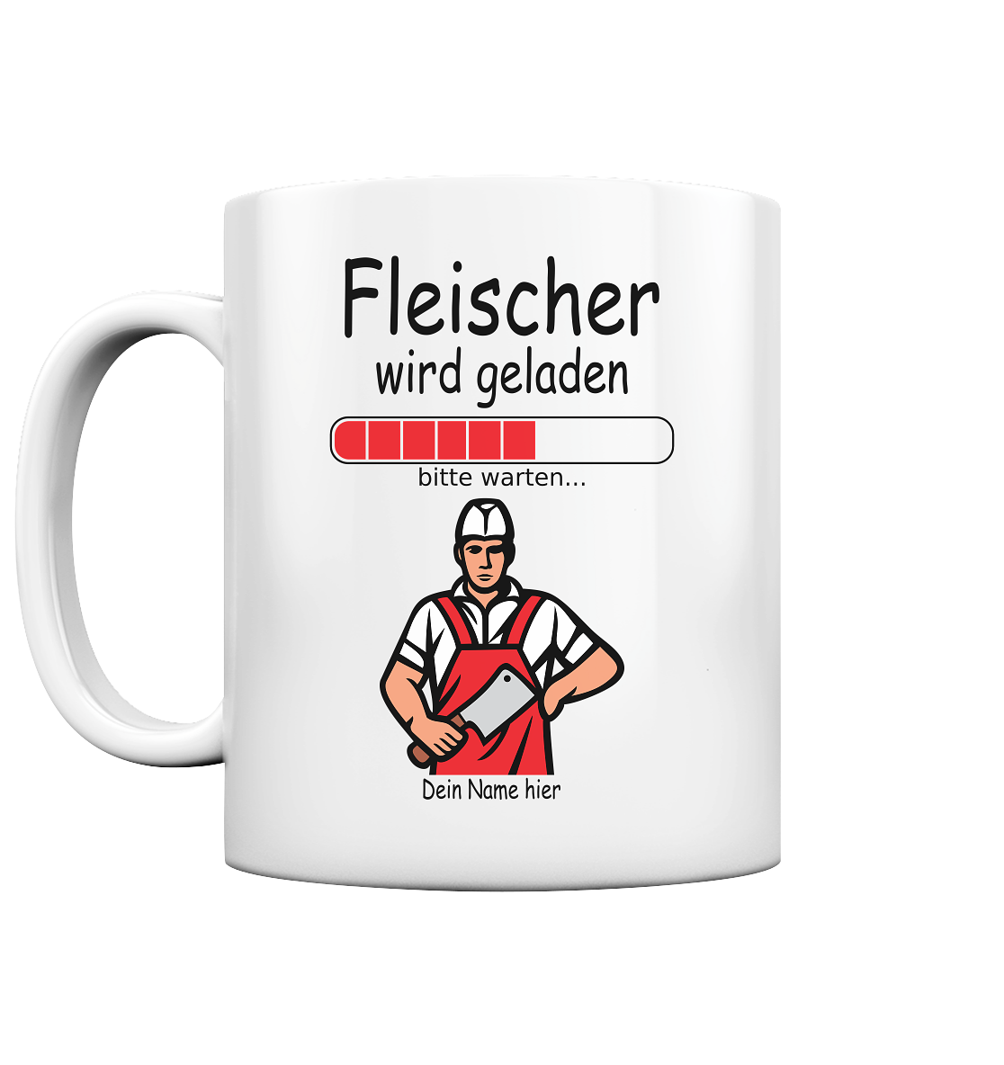 Fleischer Ausbildung | Geschenk erster Ausbildungstag Tasse 2