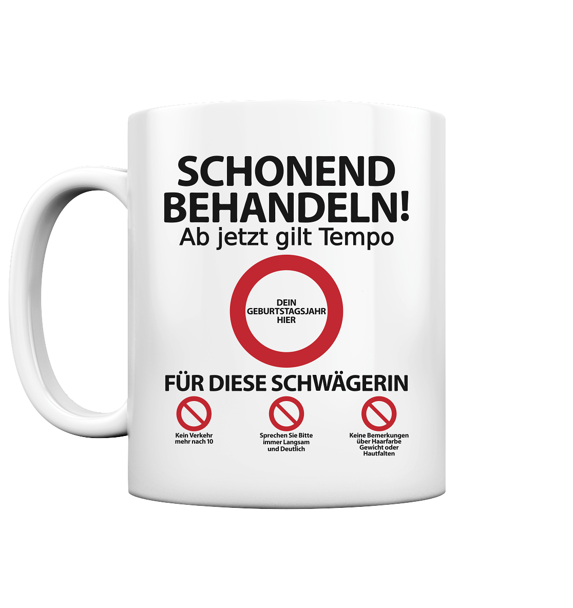 50 Geburtstagsgeschenk Schwägerin gesucht? - Lustige Sprüche Tasse 2