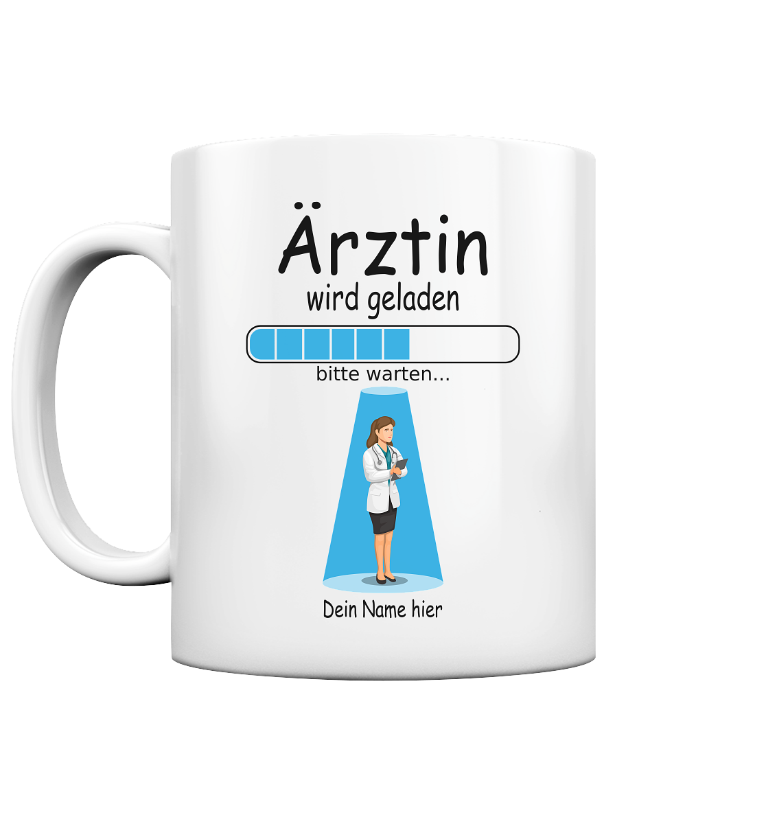 Geschenk für Frischgebackene Angehende Neue Junge Ärztin Tasse