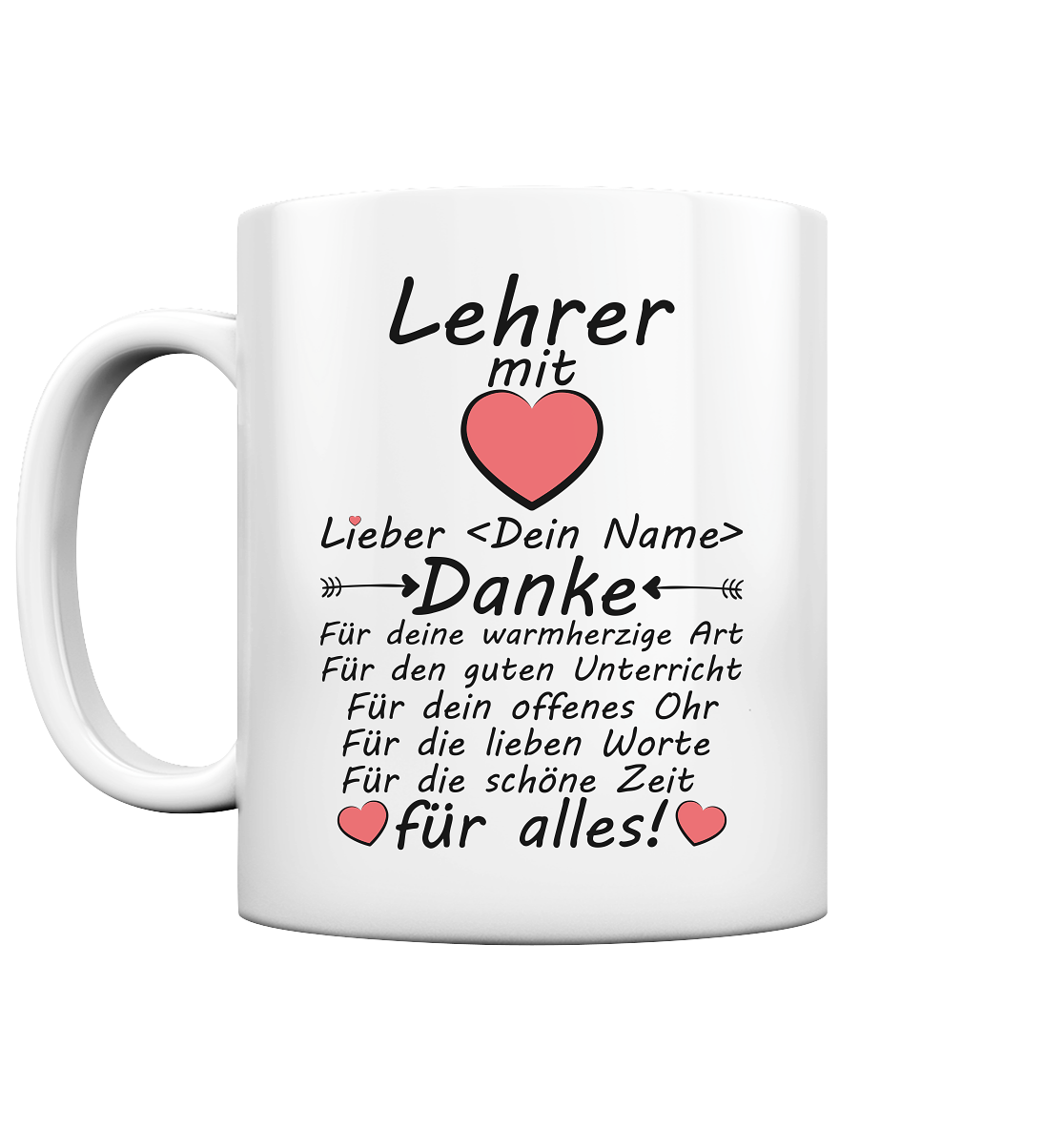 Abschiedsgeschenk für Lehrer Oberstufe Personalisiert 2