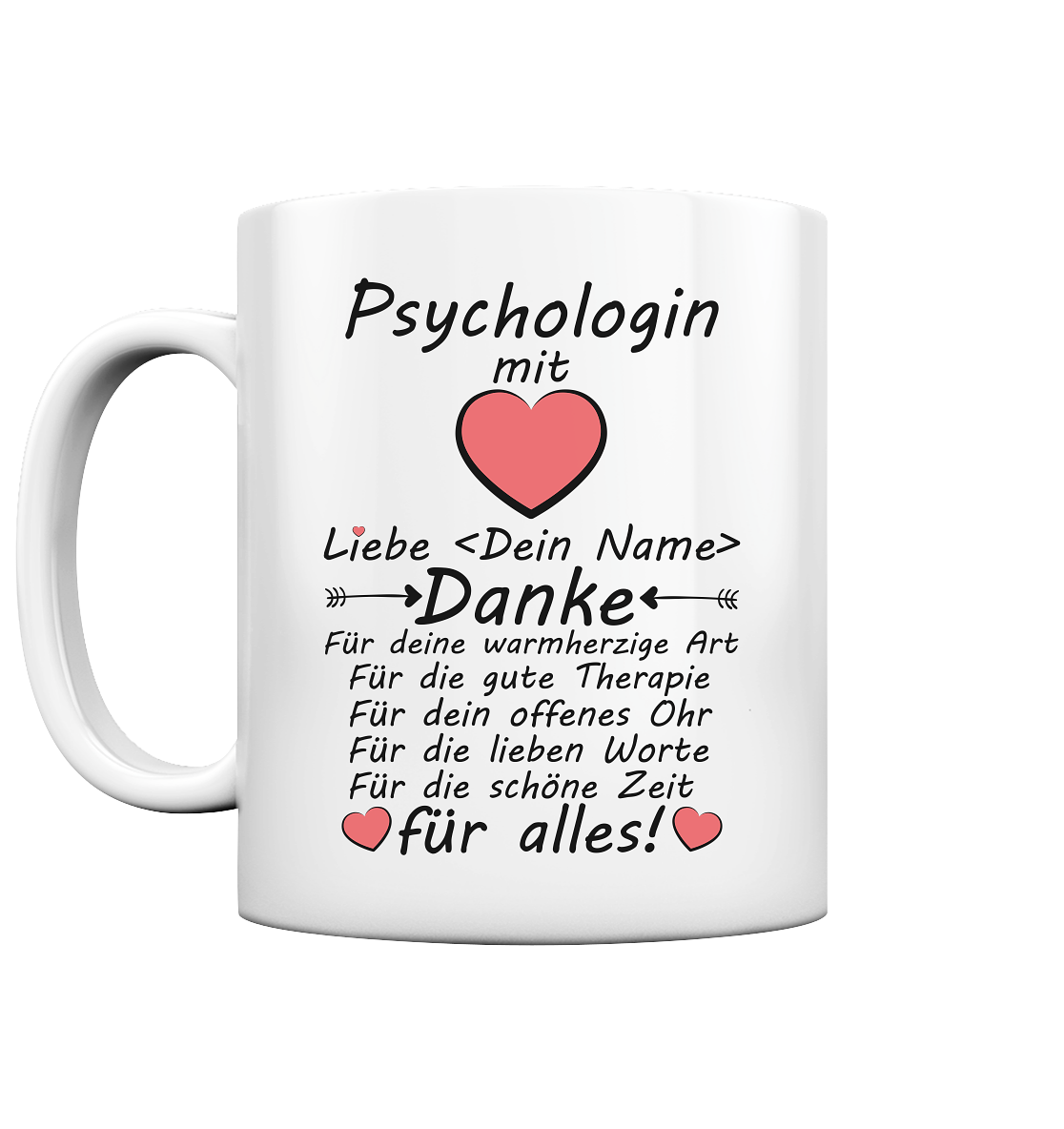 Psychologin | Geschenk zum Abschied  tasse