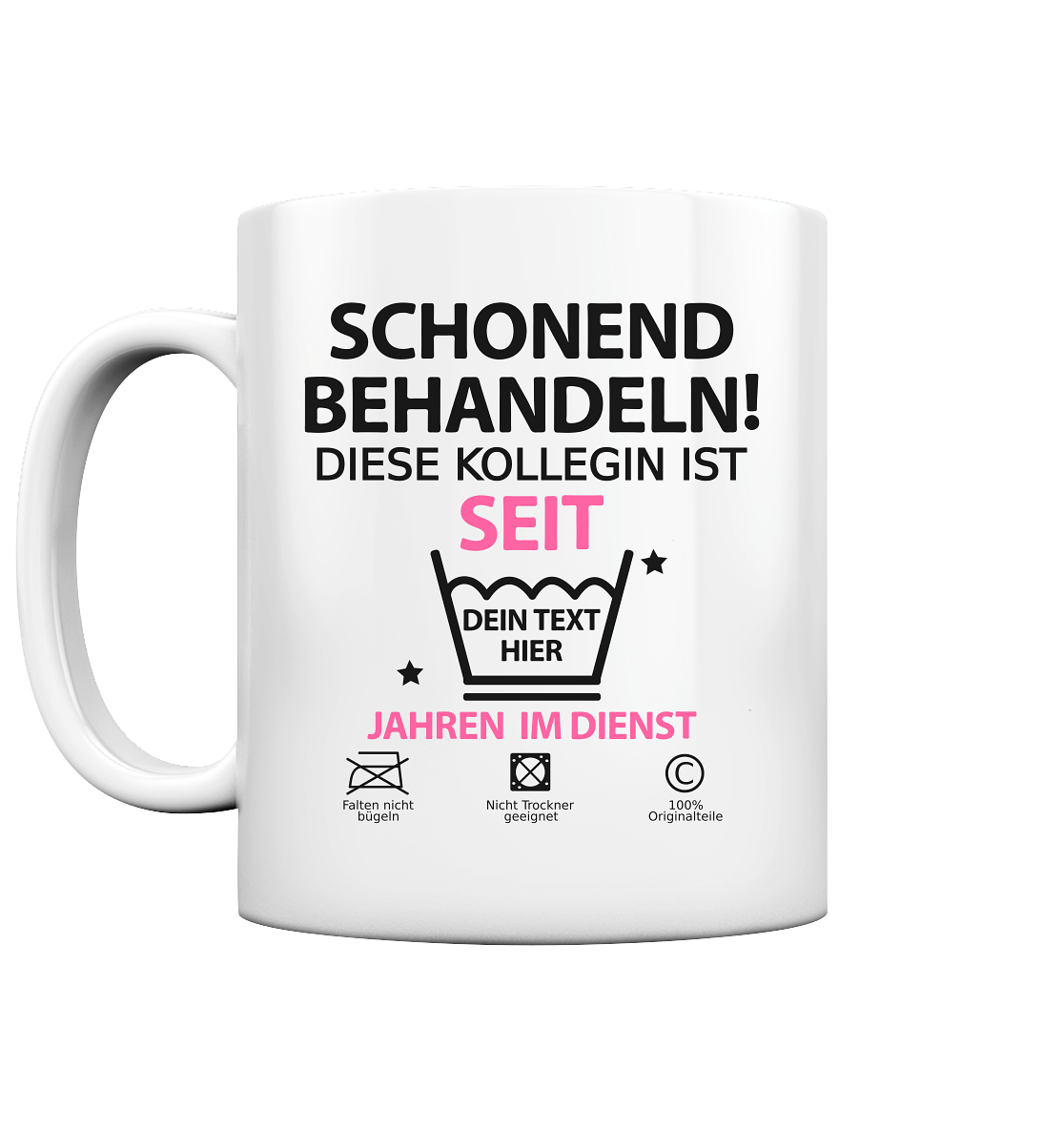 25 Jahre Jubiläum Arbeit Tasse Geschenk für Kollegin