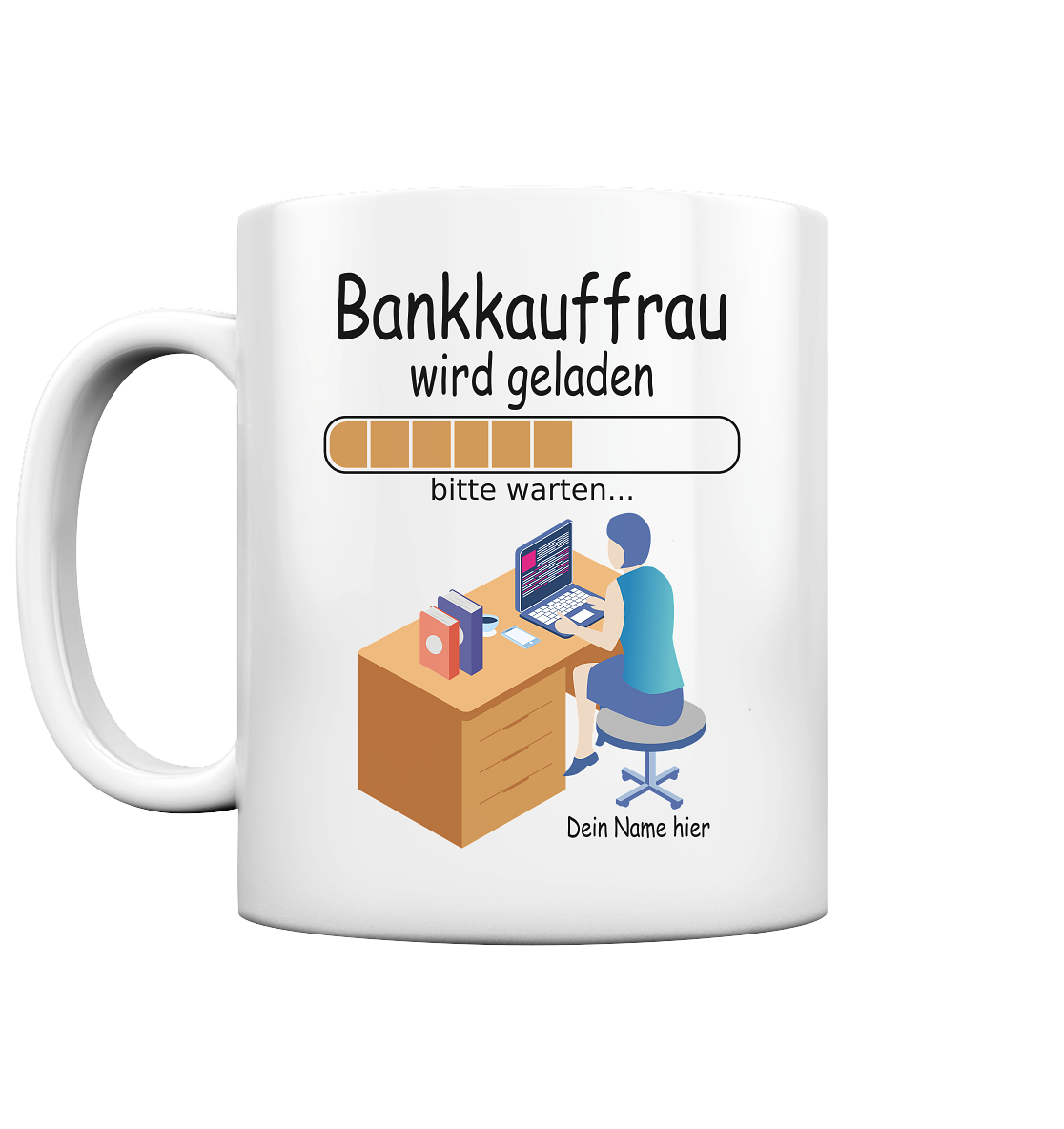 Bankkauffrau Ausbildung Geschenk | Personalisiert Tasse 2