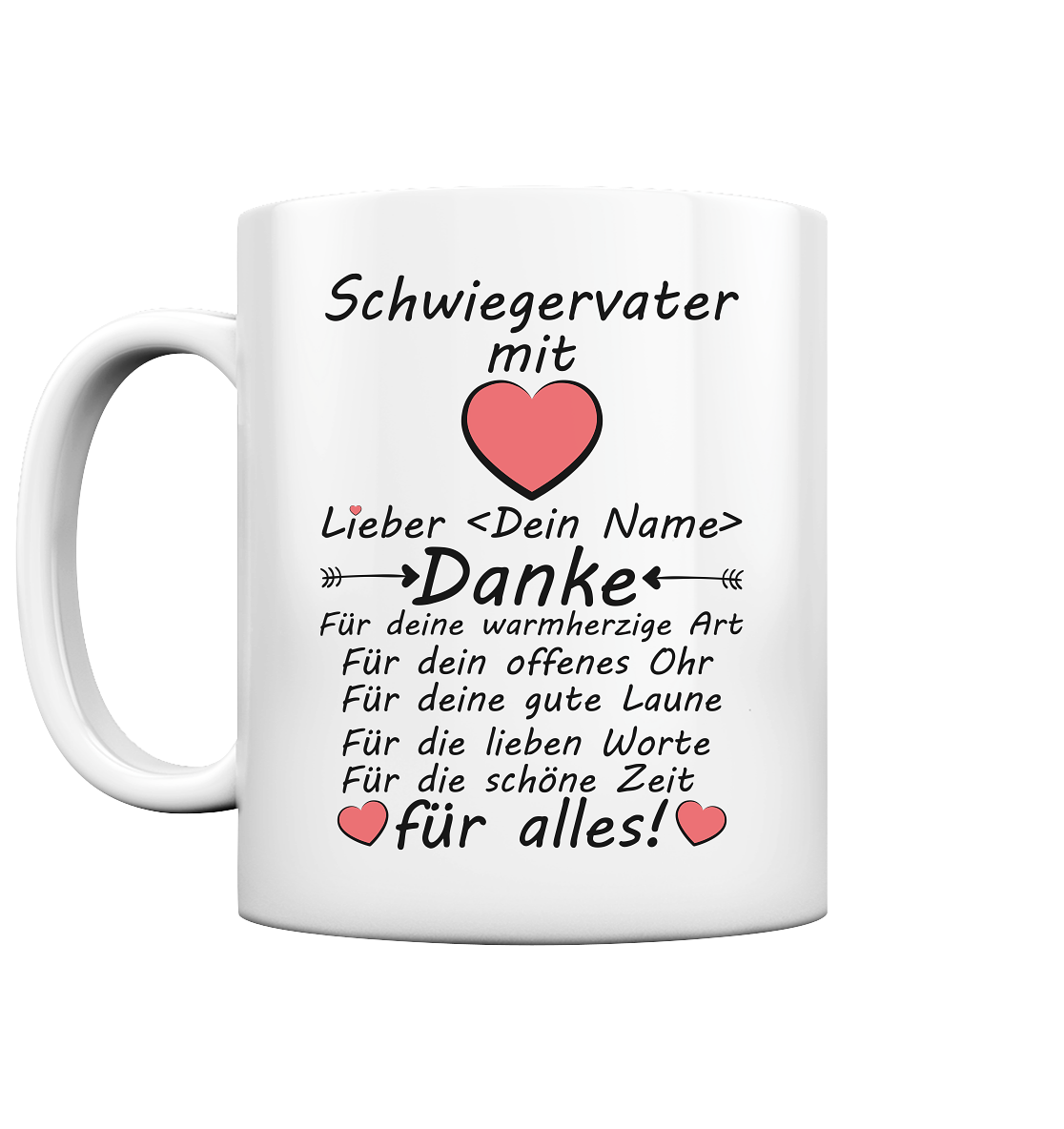 Danke Sagen Spruch Schwiegervater Geschenk Personalisiert 2