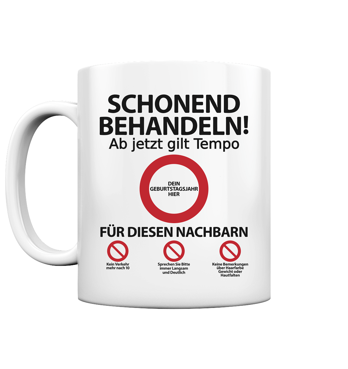 40 60 Geburtstag Nachbar Tasse Geburtstagsgeschenk Geschenk