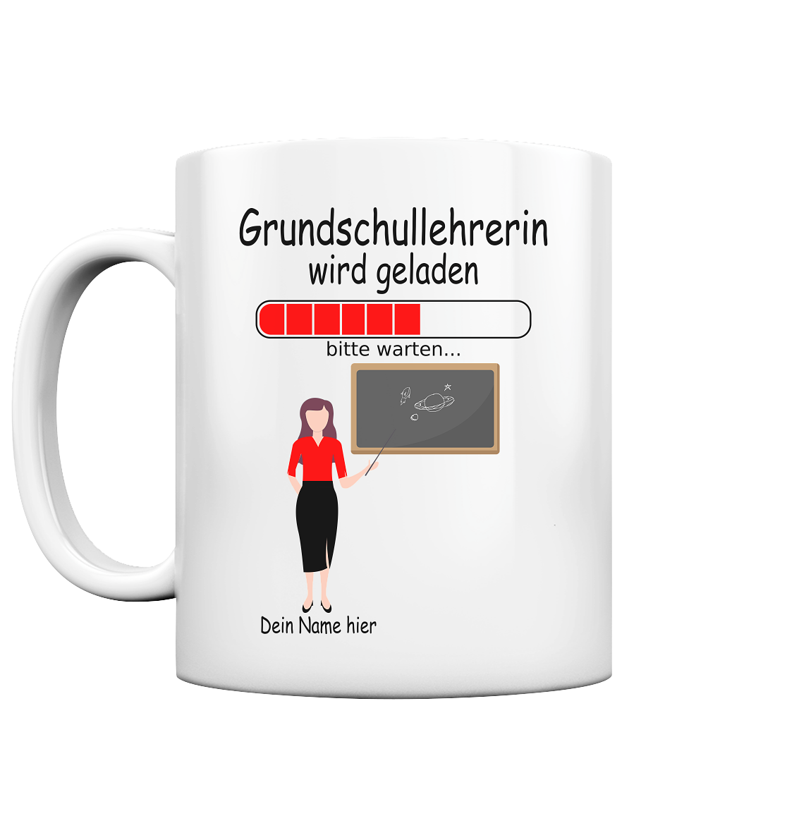 Geschenk für Angehende Grundschullehrerin  Tasse personalisiert