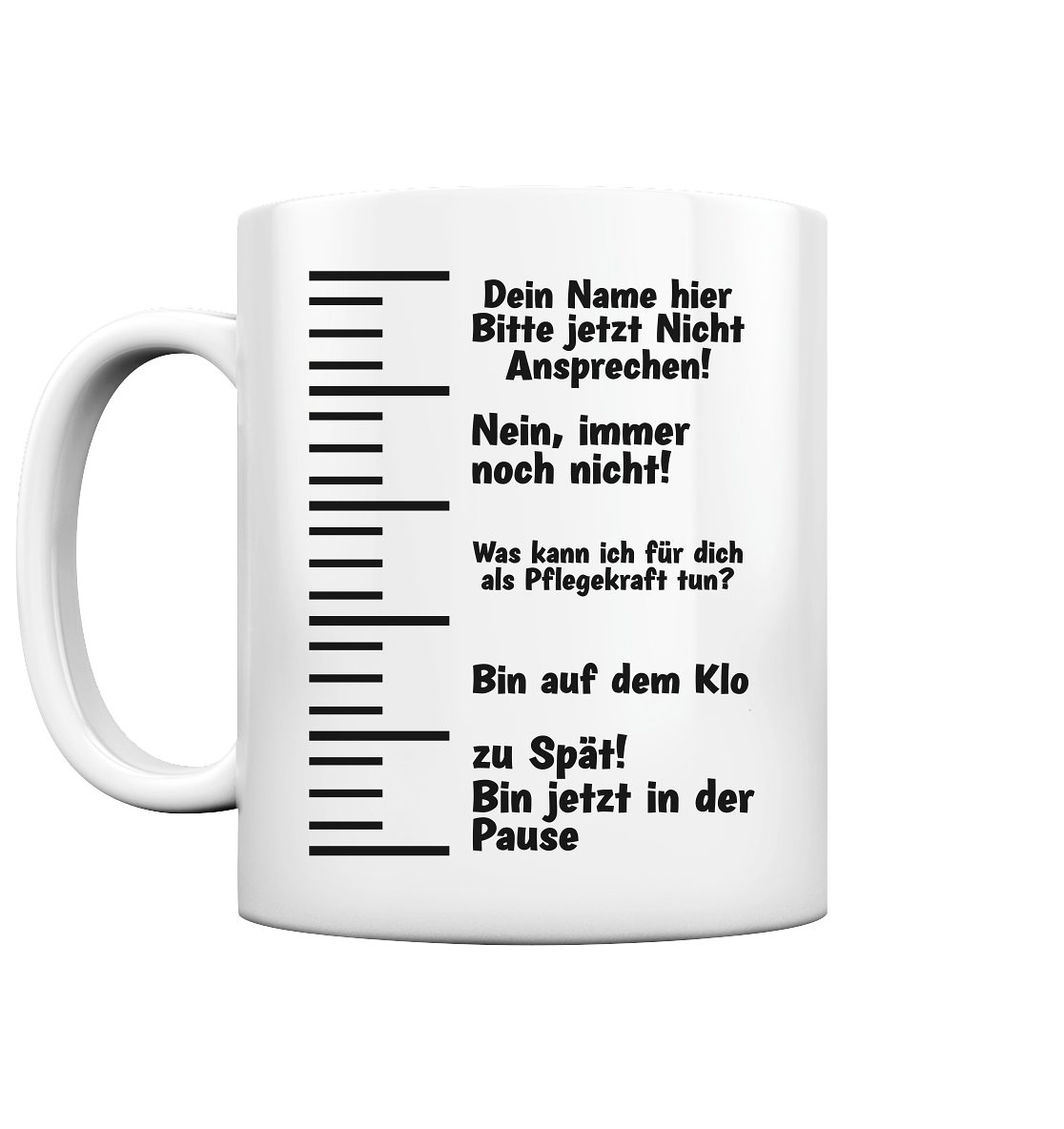 Tasse Pflegekraft | Personalisiert mit Namen 2