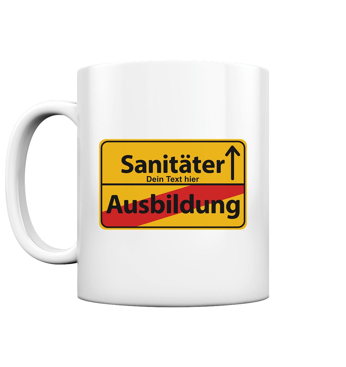 Notfallsanitäter Ausbildung bestanden Tasse - Personalisiert  Geschenk