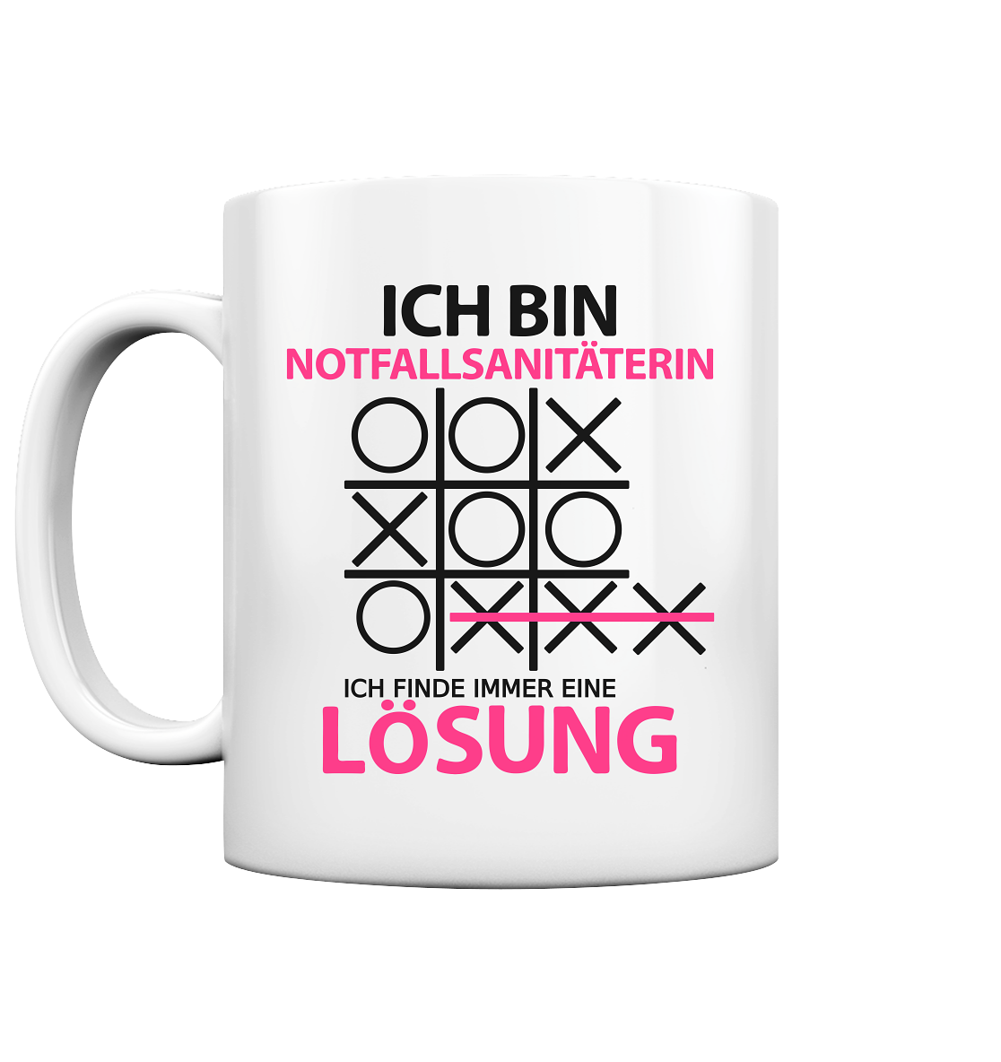 Geschenk für Notfallsanitäterin - Lustige Sprüche Tasse Ich Bin