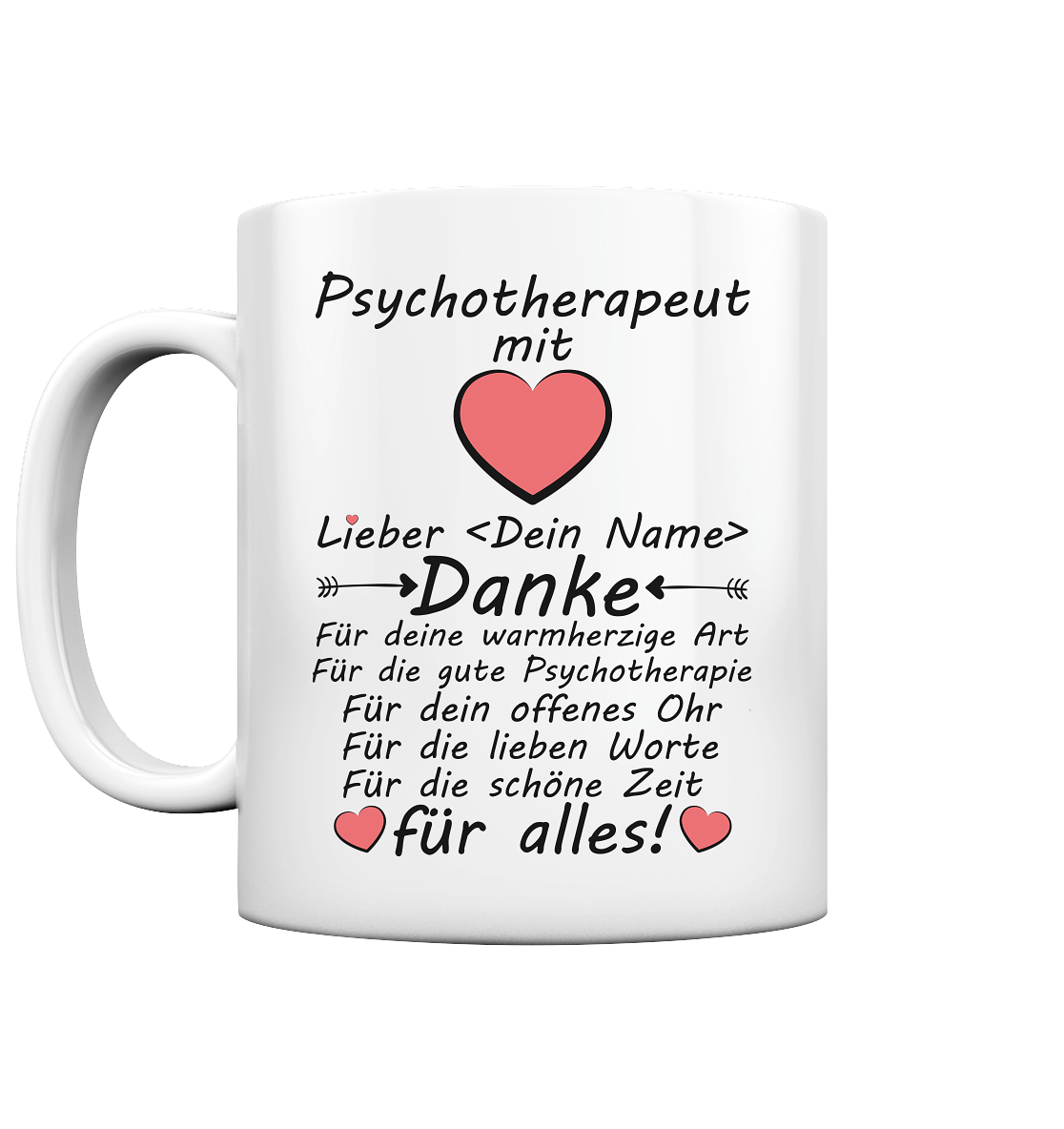 Psychotherapie zum Ende Geschenk | Personalisierbar  2