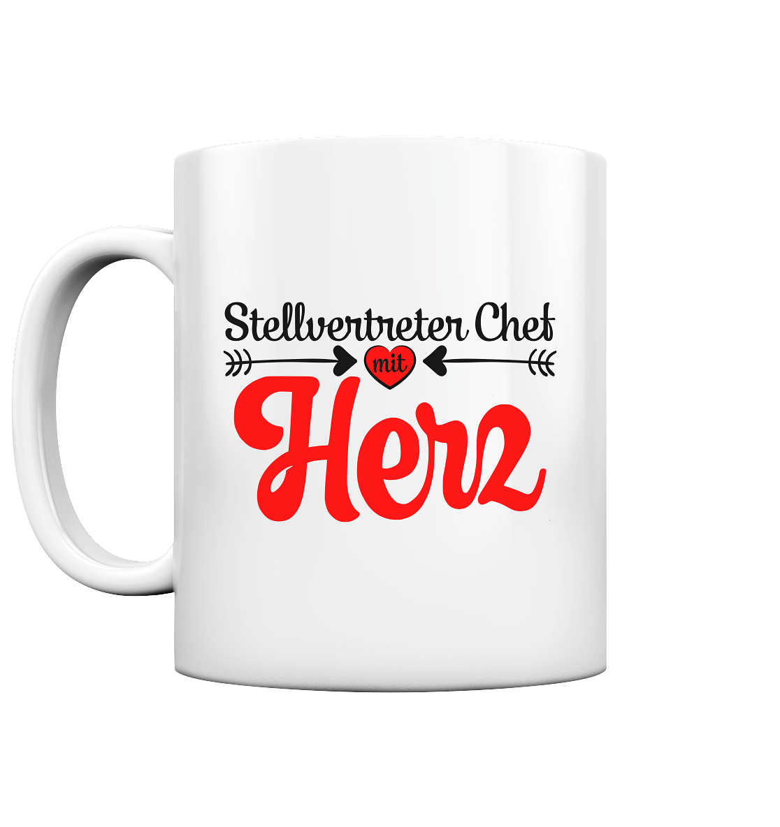 Stellvertreter Chef Geschenk mit Herz - Tasse als Abschiedsgeschenk