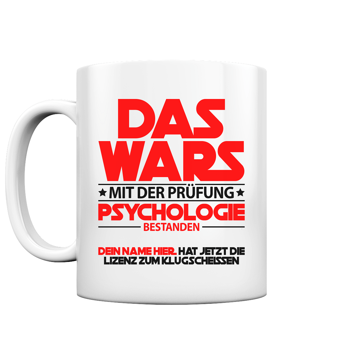 Doktortitel Psychologie | Geschenk zum Abschluss Tasse 2