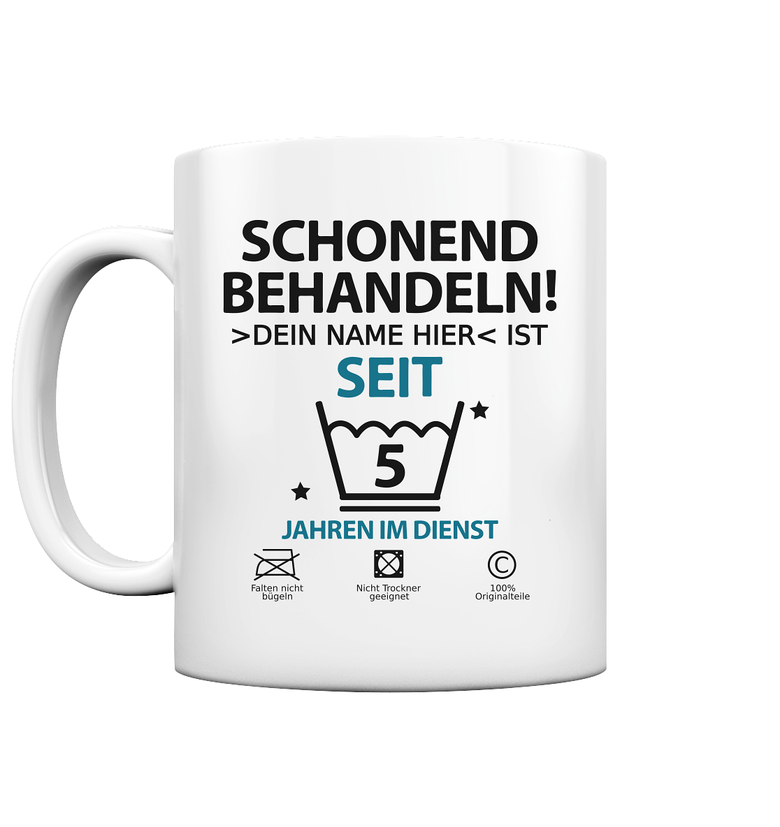 5 Jahre Jubiläum Arbeit | Geschenk tasse 2