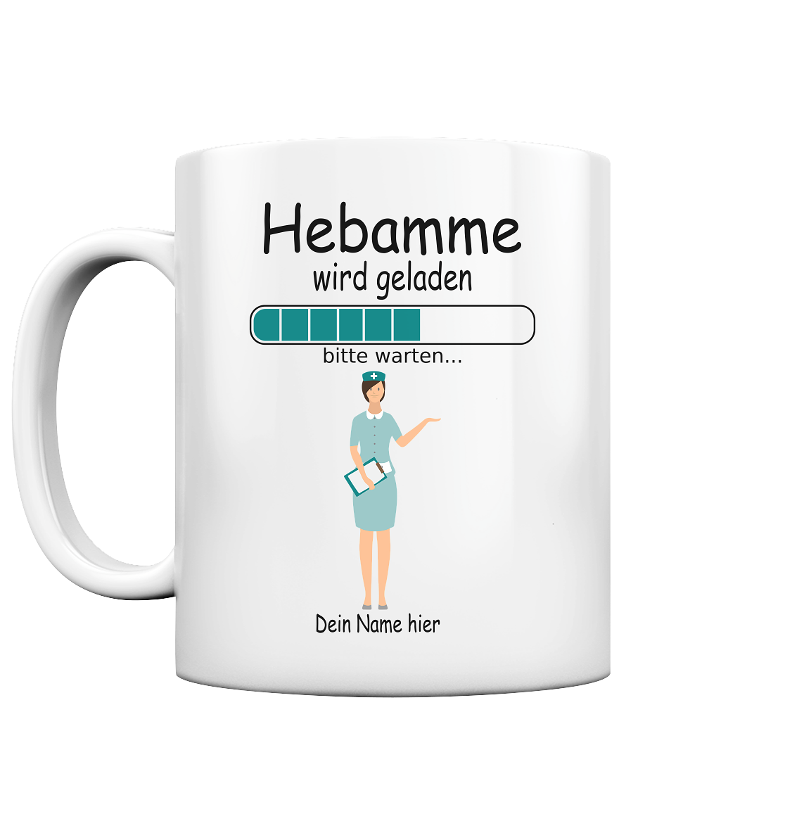Werdende Hebamme Geschenk Tasse Personalisiert