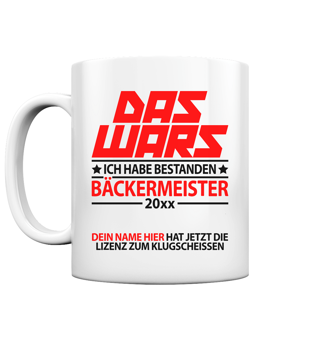 Meisterprüfung Bäcker lustiges Geschenk gesucht? 
