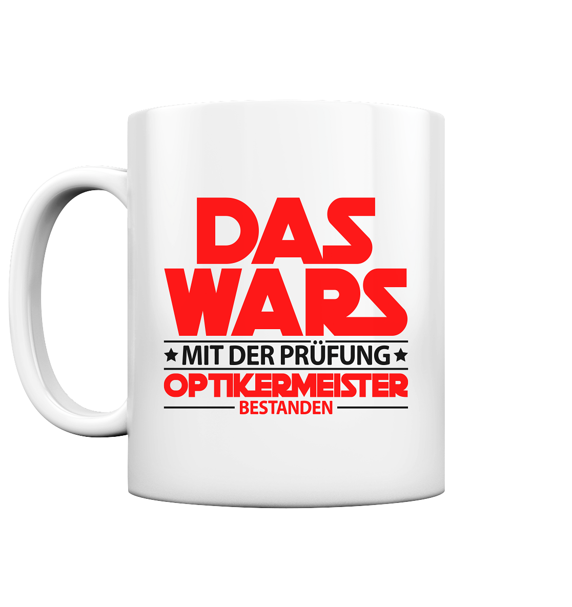 Meisterprüfung Optiker Geschenk gesucht? - Tasse Das Wars 2