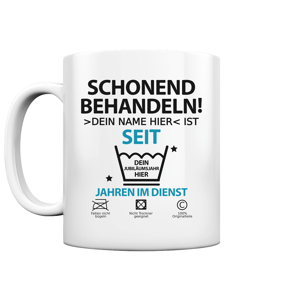 Mitarbeitergeschenk zum Jubiläum | Personalisiert tasse 2