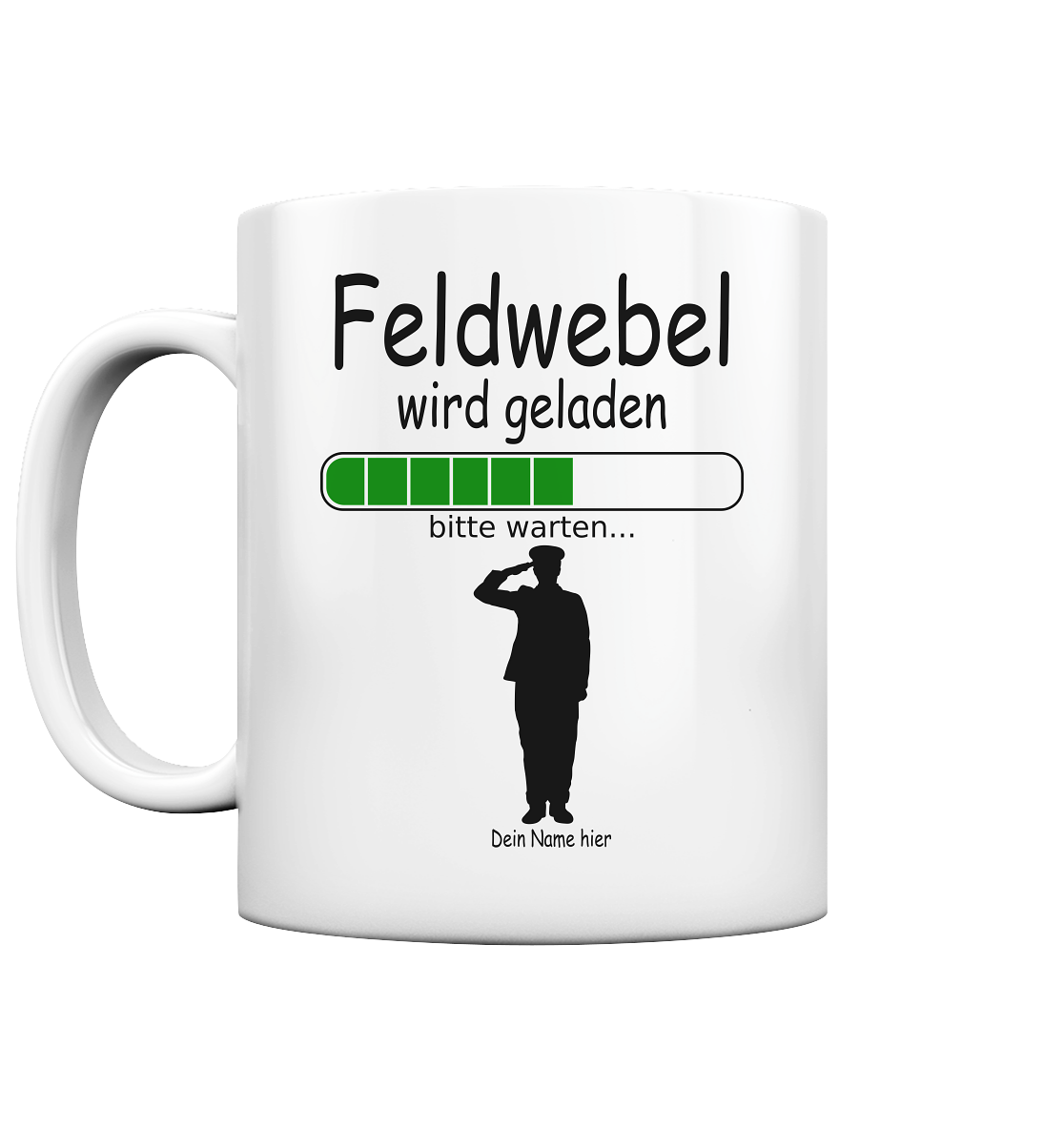 Ausbildung Geschenk zum Feldwebel | Personalisierbar  tasse 2
