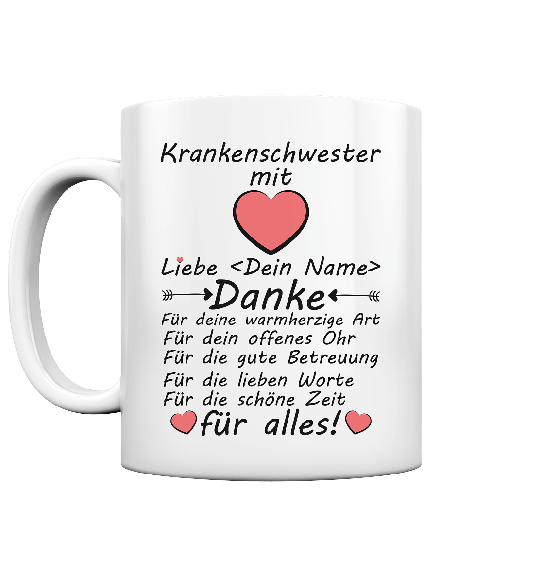 Danke Tasse an Schwestern Personal |  im Krankenhaus 2