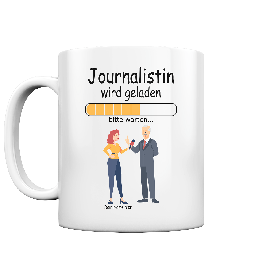 Angehende Journalistin Geschenk Personalisiert