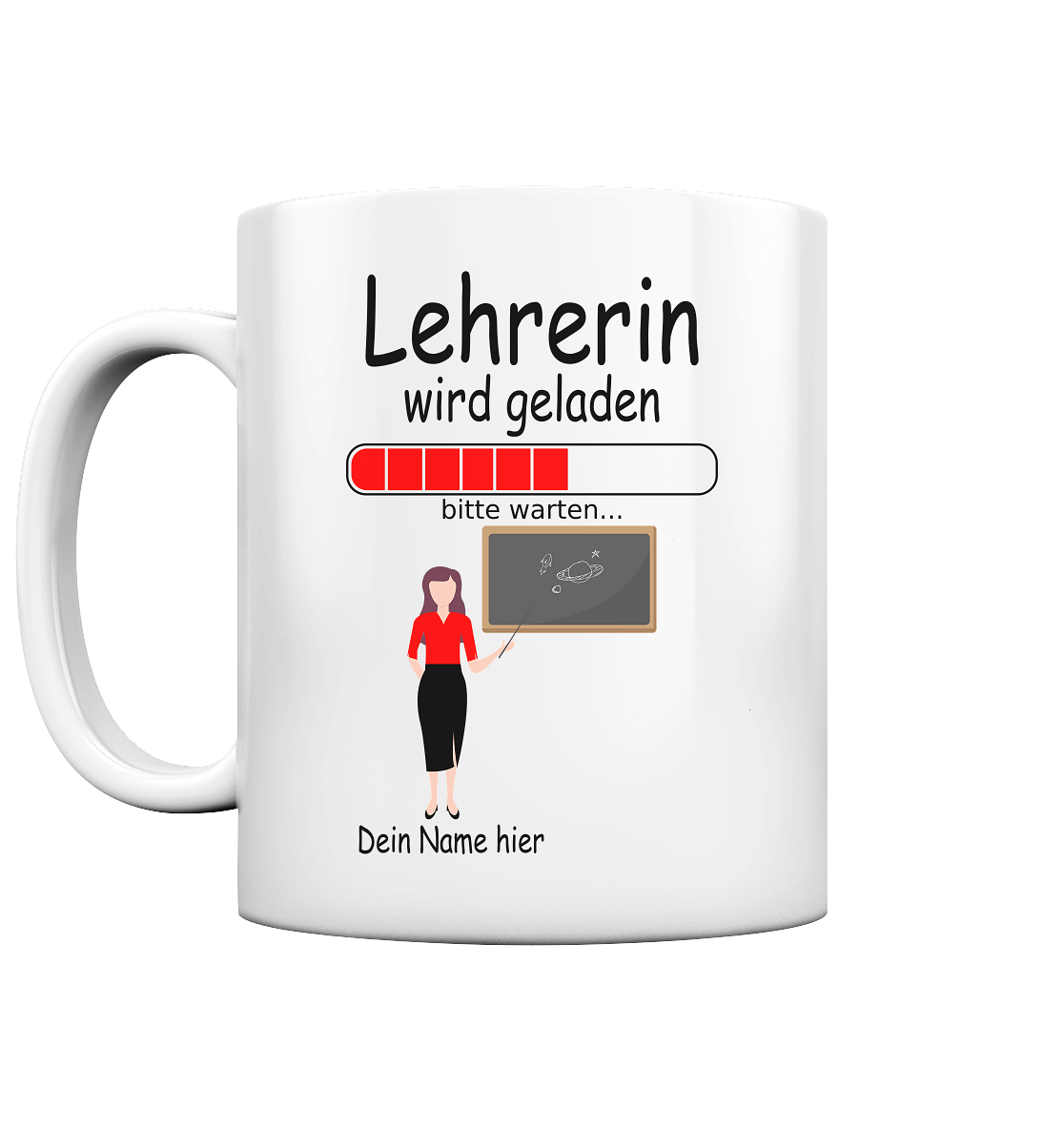 Frischgebackene Lehrerin | Geschenk | Personalisiert  Tasse 2