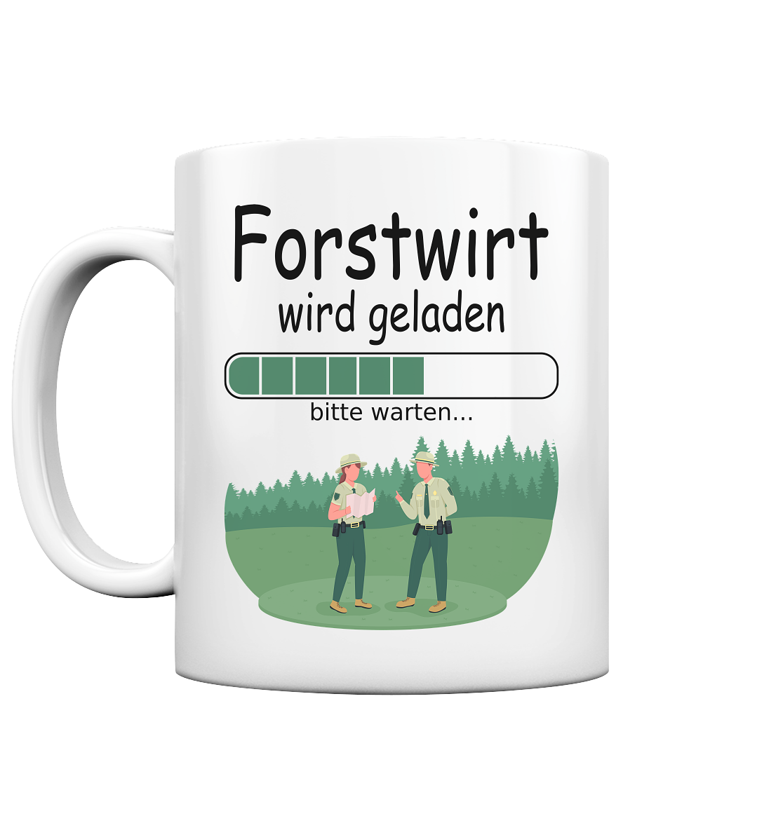 Angehender Forstwirt | Ausbildung Geschenk tasse