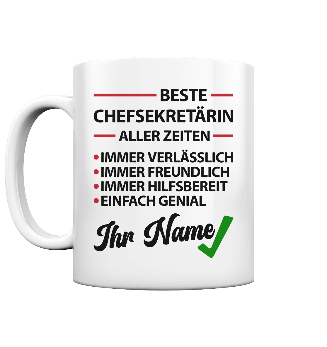 Chefsekretärin Abschiedsgeschenk Geschenk - Sekretärin vom Chef Tasse