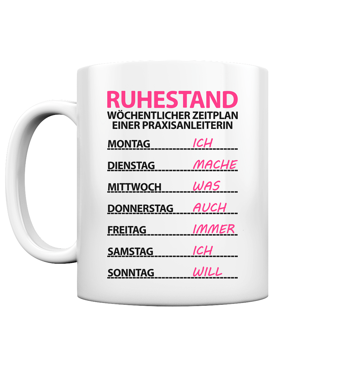 Praxisanleiterin Ruhestand Geschenk - Tasse mit Spruchmotiv