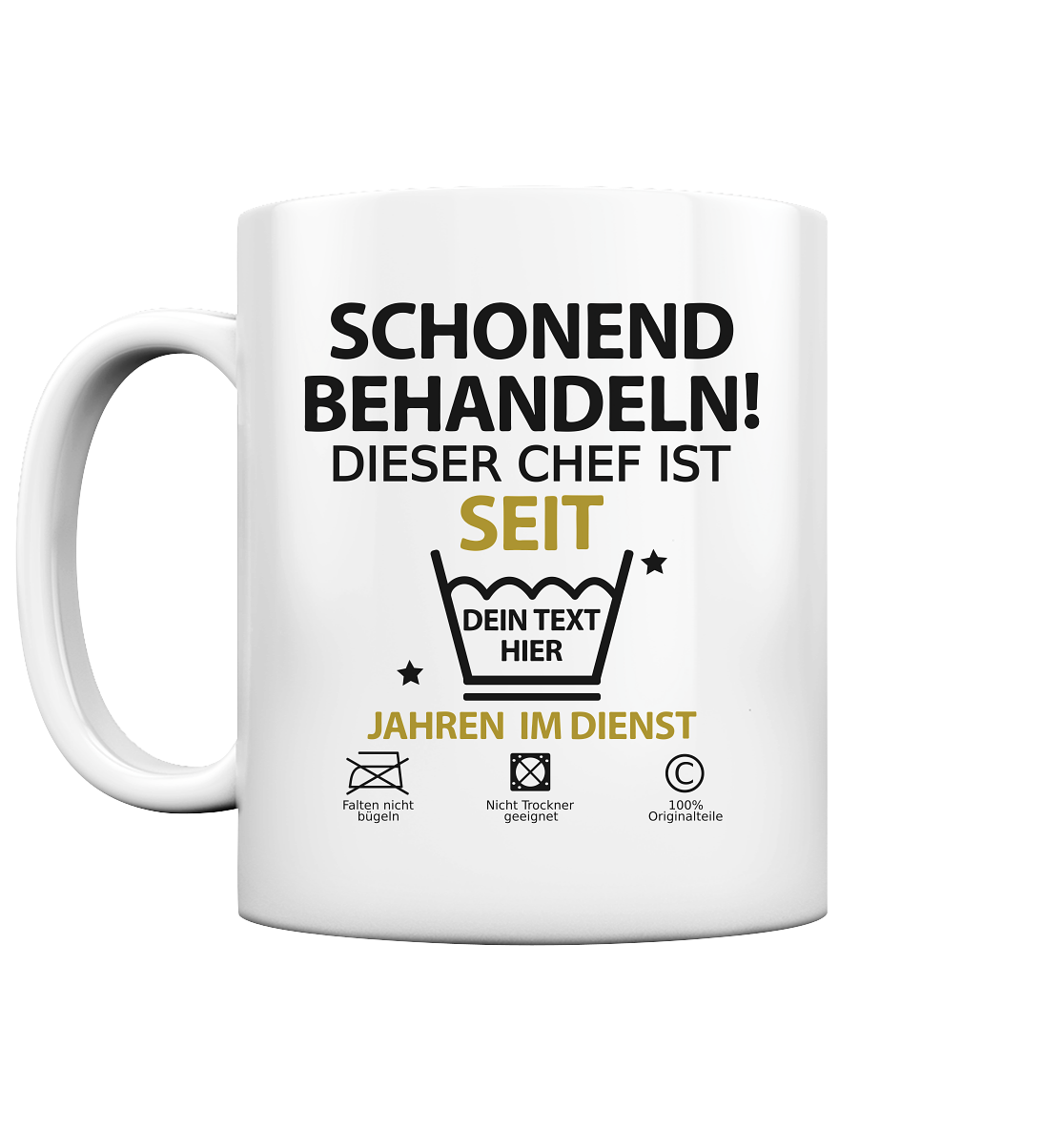20 Jahre Arbeitsjubiläum Chef Lustige Sprüche Tasse