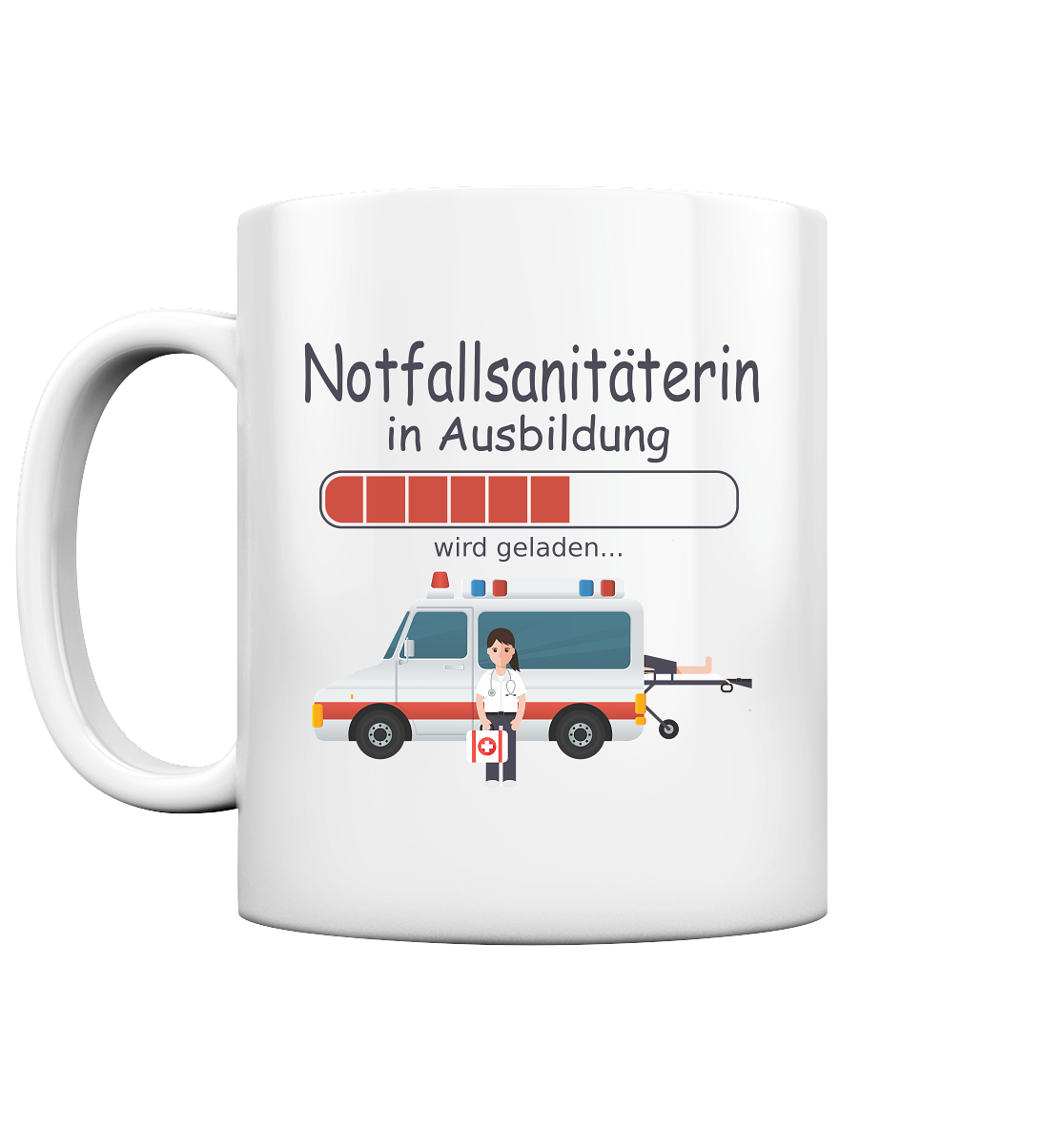 Angehende Notfallsanitäterin Geschenk in Ausbildung Tasse