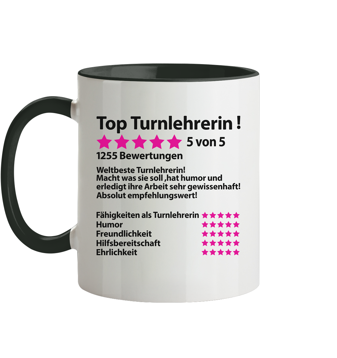 Turnlehrerin Geschenk zum Abschied - Tasse als Abschiedsgeschenk