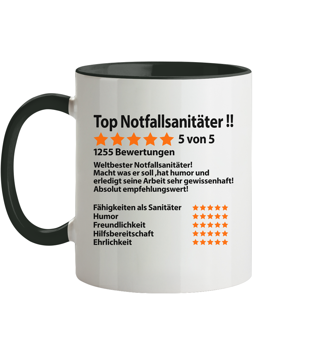 Geschenk für Notfallsanitäter - witzige Tasse zum Abschied