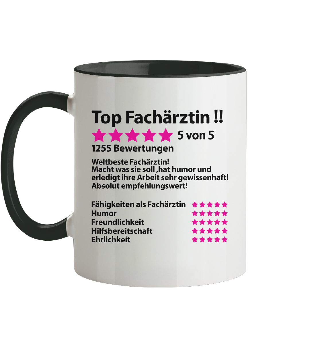 Fachärztin Geschenk - Witzige Sprüche Tasse als Abschiedsgeschenk
