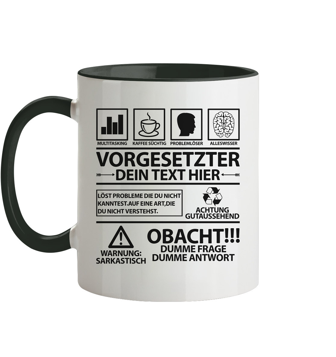 Abschiedsgeschenk für Vorgesetzten Vorgesetzter Personalisierte Tasse