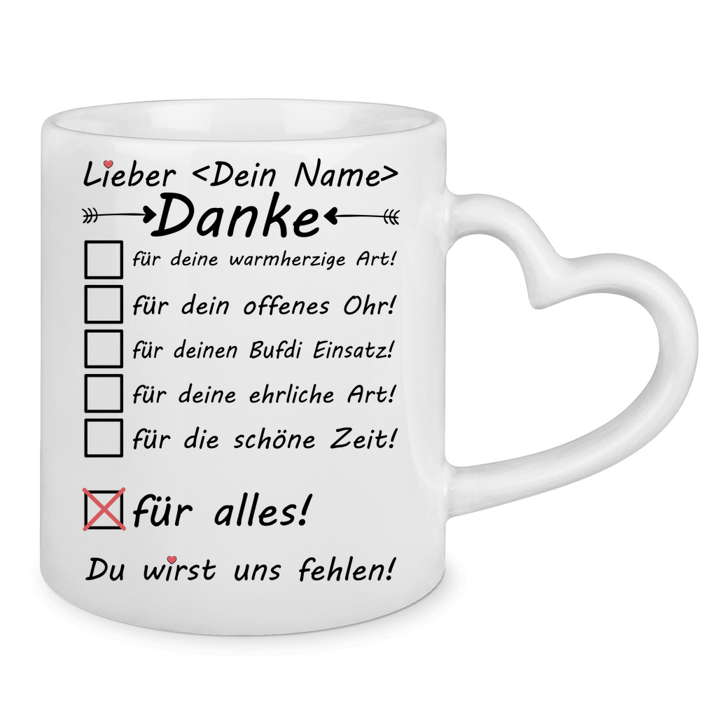 Bufdi Abschiedsgeschenk | BFD Abschied