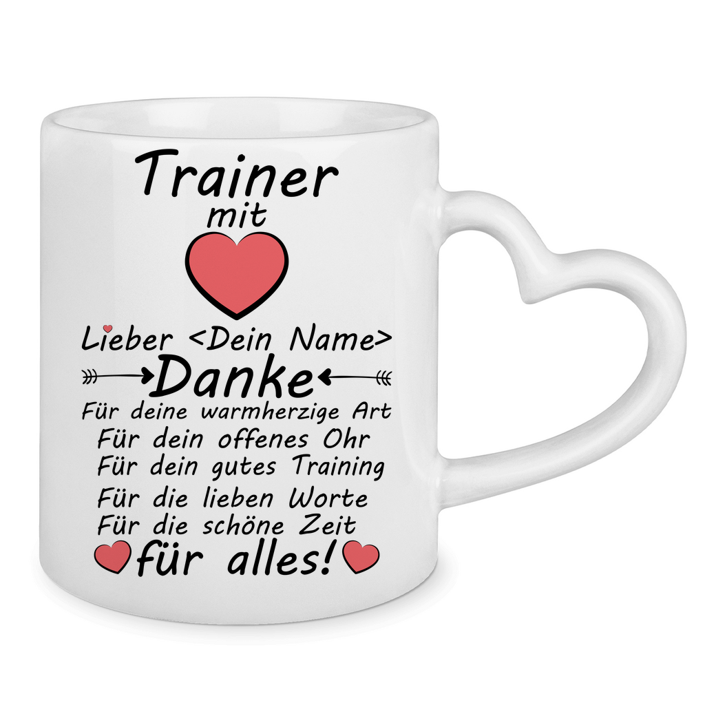 Wir Sagen Danke Trainer Trainerin Tasse