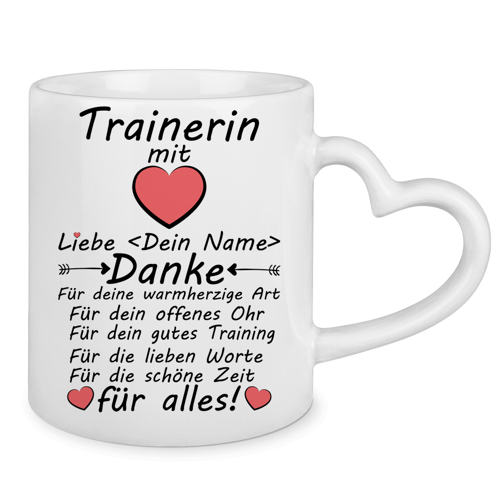 Wir Sagen Danke Trainer Trainerin Tasse